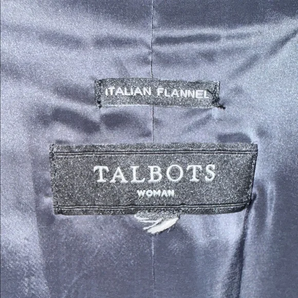 Talbots dark blue Single-Breasted Blazer - Picture 2 of 6